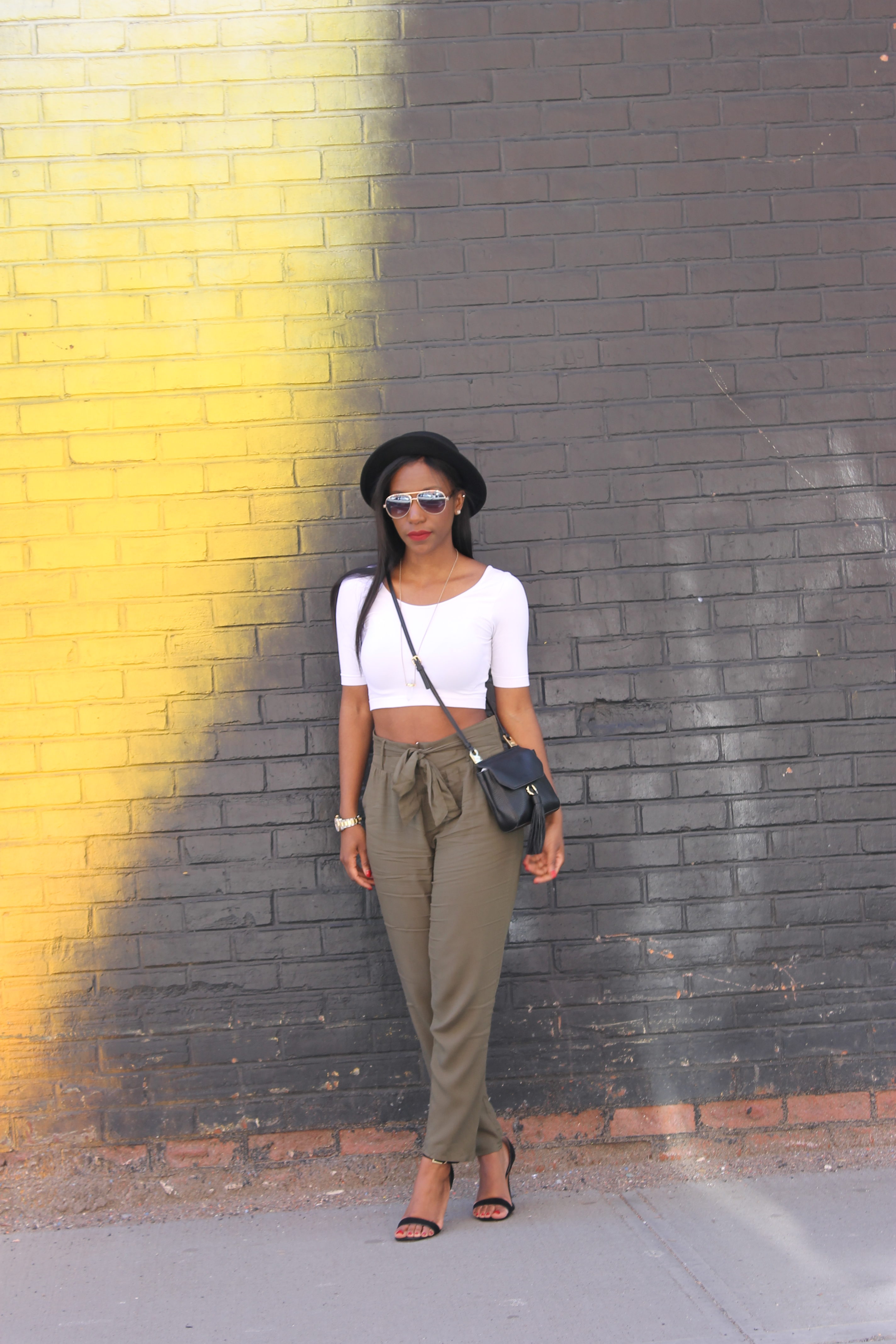 womens jogger and crop top set