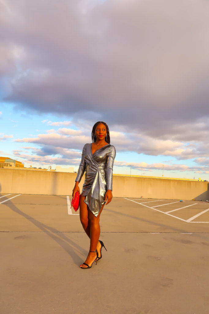 Femme Luxe Silver bodycon Mini Dress @Msjenniferdanielle | Bestkeptstyle.com